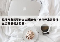 软件开发需要什么资质证书（软件开发需要什么资质证书才能开）